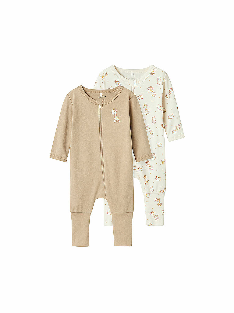 Pigiama da neonato NBNNIGHTSUIT confezione da 2 crema 80