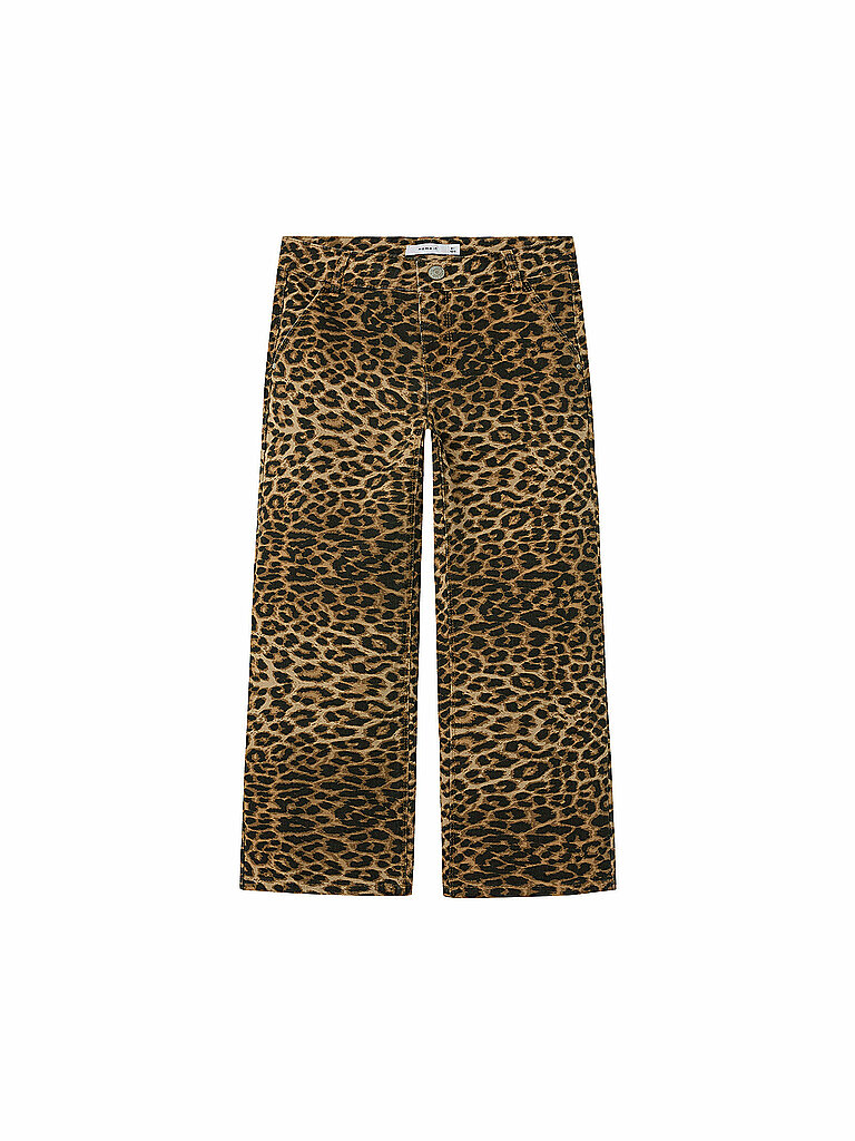 Pantaloni da ragazza NKFROSE marrone 134