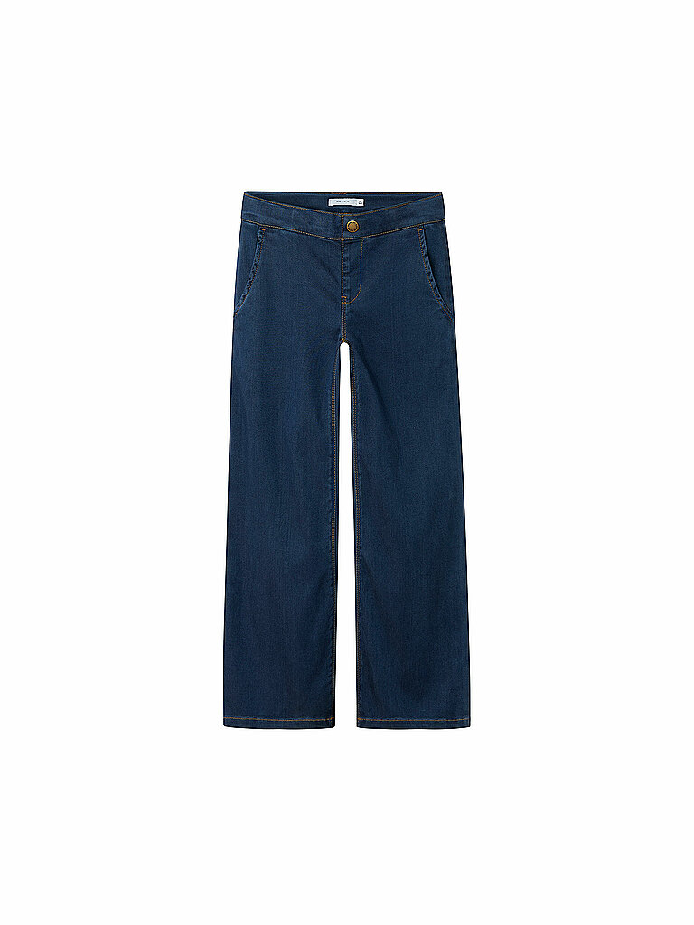Jeans da ragazza Wide Fit NKFSALLI blu 140