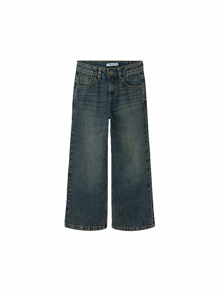 Jeans Wide Fit da ragazza NKFROSE blu 164