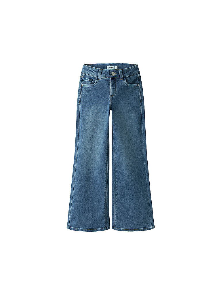 Jeans wide fit da bambina NKFPOLLY blu 164