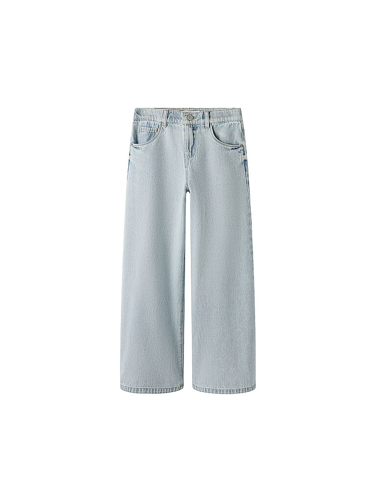 Jeans da ragazza Wide Fit NKFBELLA azzurro 158