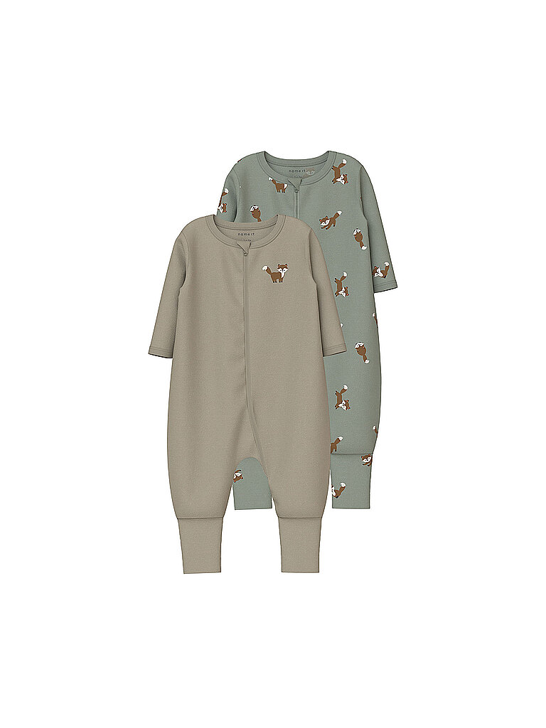 Tutina da notte per neonato, confezione da 2, NBMNIGHTSUIT beige 62