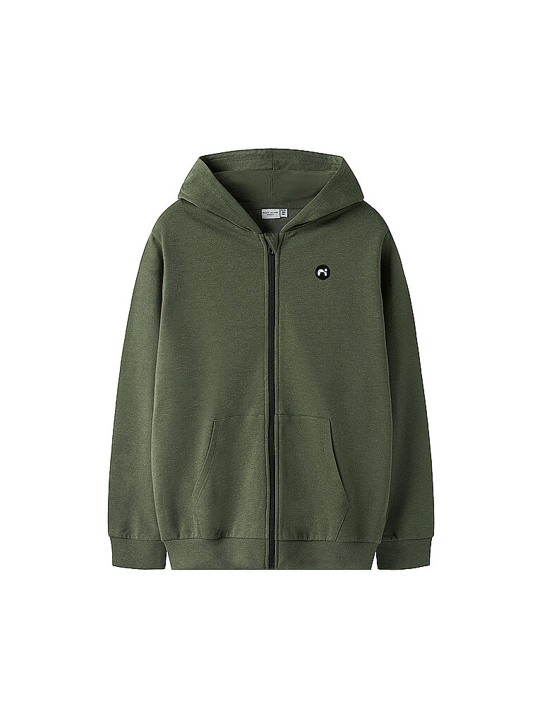 Felpa da ragazzo NKMVIMO verde scuro 134-140