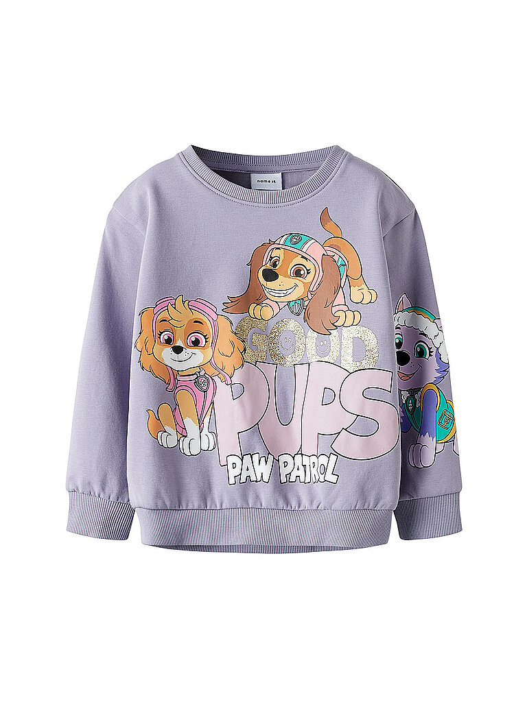 Maglione da ragazza NMFJARA lilla 92