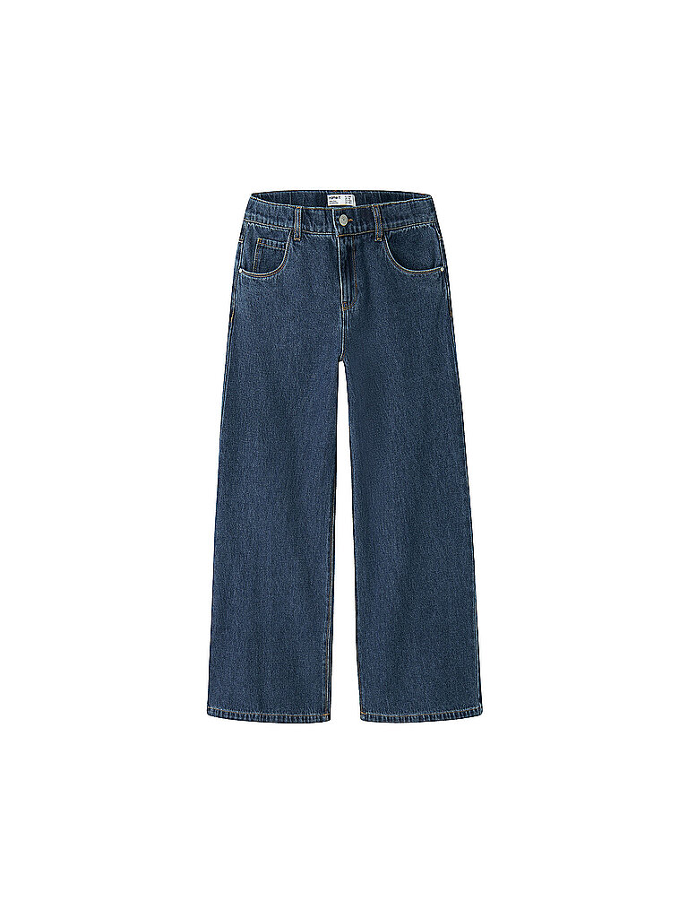 Jeans wide fit da bambina NKFBELLA blu 146