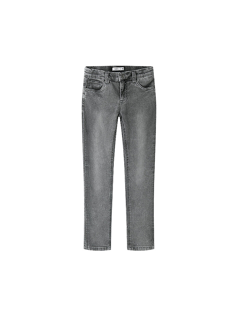 Jeans Slim Fit da Ragazzo NKMTHEO grigio 146