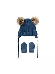 NAME IT | Baby Cappello - Cuffia NBNMARA 2 pezzi | Blu scuro