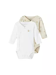 NAME IT | Body neonato confezione da 2 NBNBODY | Bianco