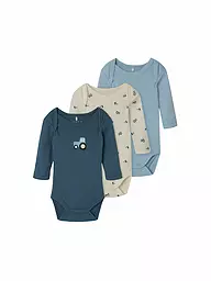 NAME IT | Body neonato confezione da 3 NBMBODY | Blu