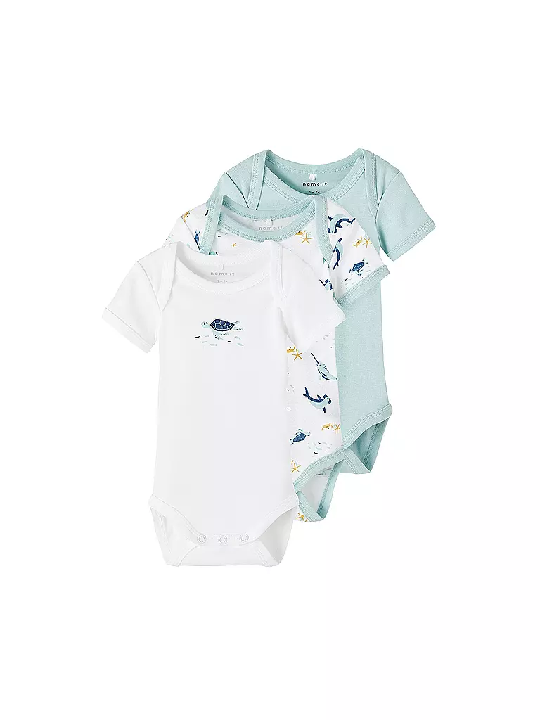 NAME IT | Body neonato confezione da 3 NBMBODY | Bianco