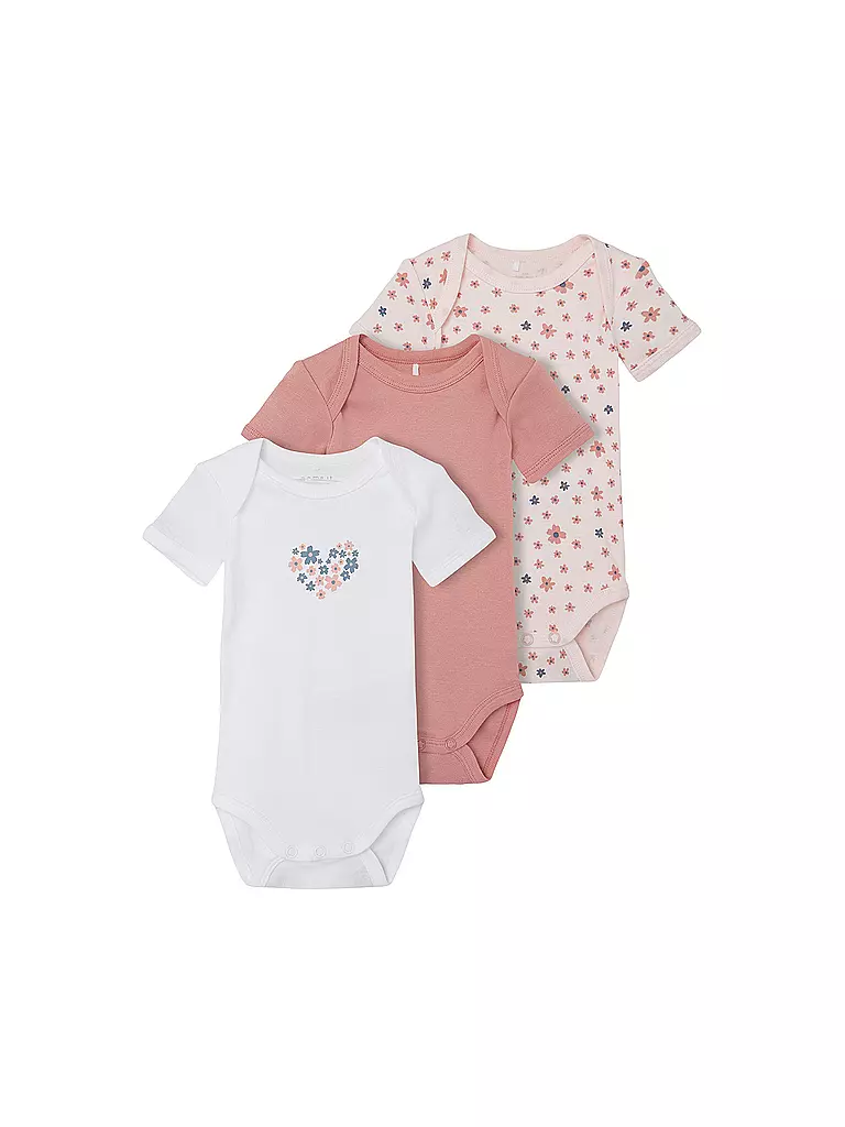 NAME IT | Body neonato confezione da 3 | Bianco