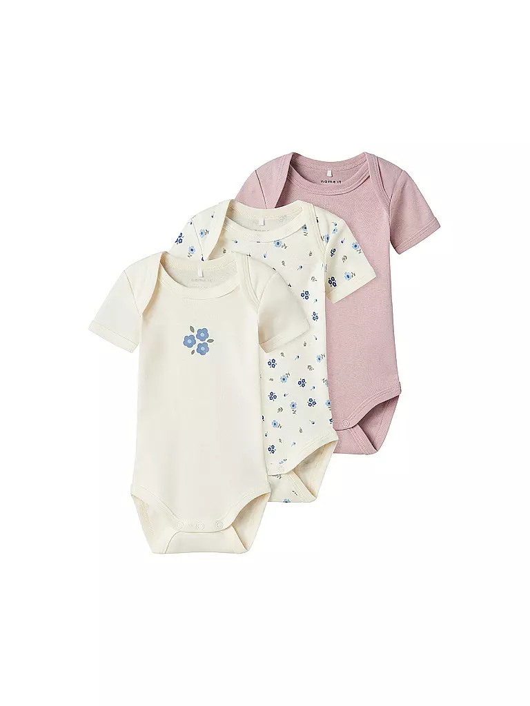 NAME IT | Body neonato NBFBODY confezione da 3 | Crema