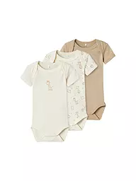 NAME IT | Body neonato NBNBODY confezione da 3 | Crema