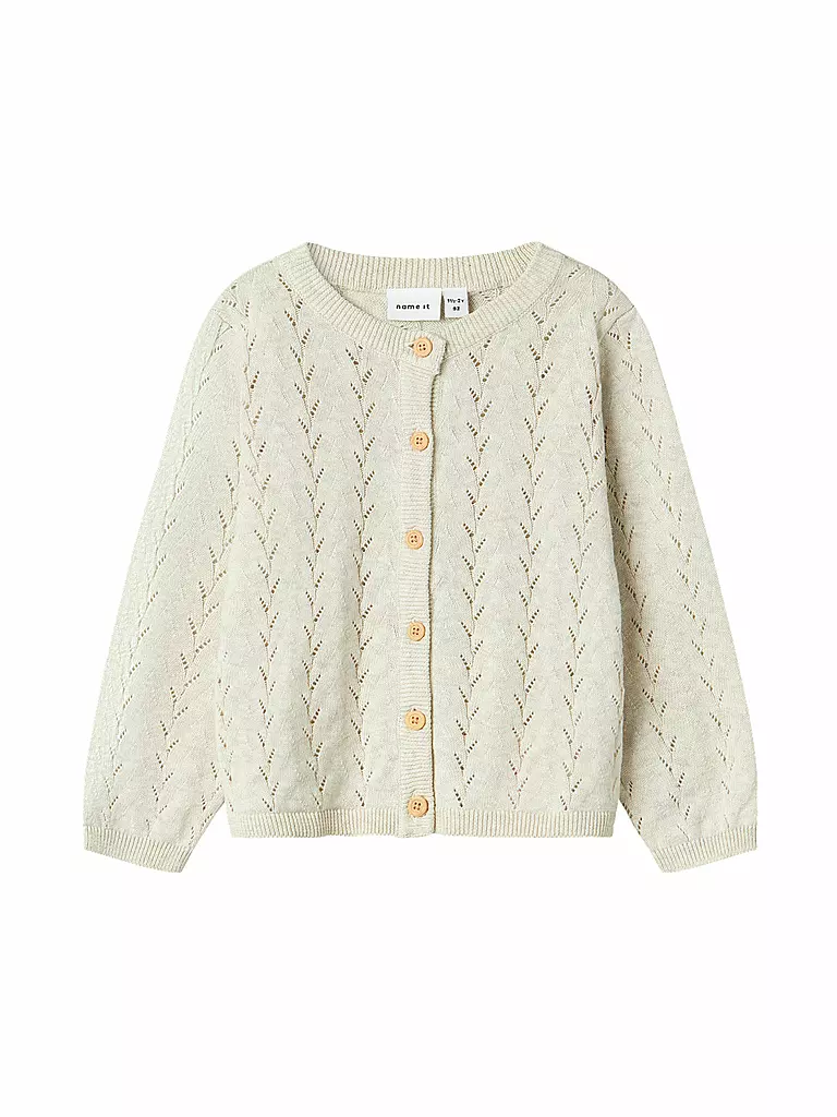 NAME IT | Cardigan in maglia per neonata NMFBANNI | Beige