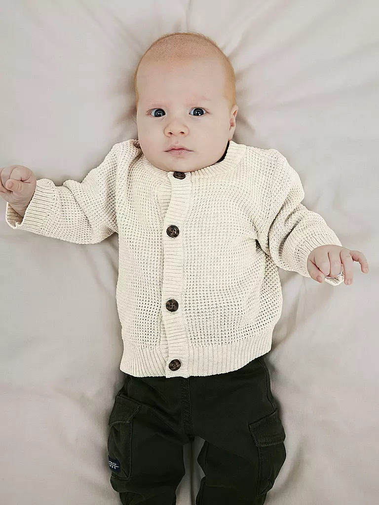 NAME IT | Cardigan in maglia per neonato | Beige