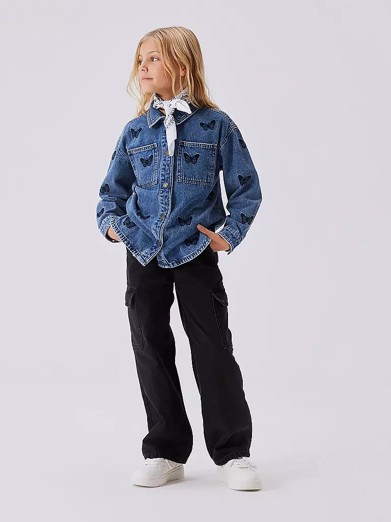 NAME IT | Jeans cargo da ragazza NKFROSE | Nero