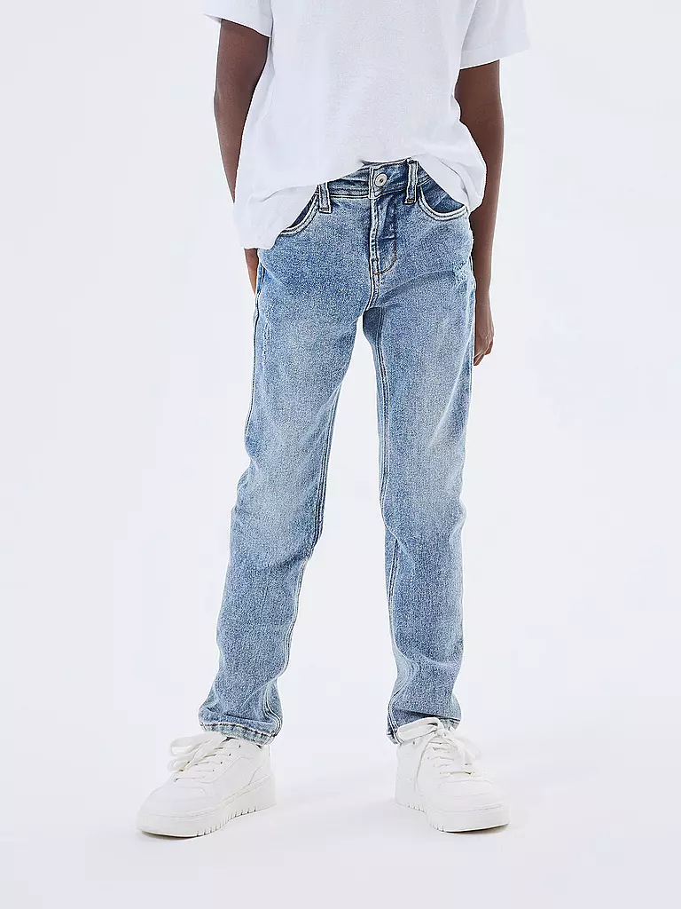 NAME IT | Jeans Extra Slim Fit NKMTHEO da ragazzo | Blu chiaro