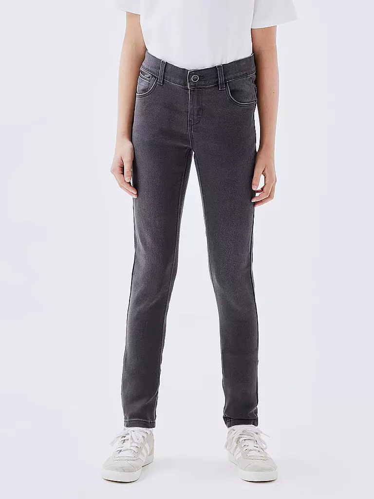 NAME IT | Jeans slim fit da ragazza NKFPOLLY | Grigio