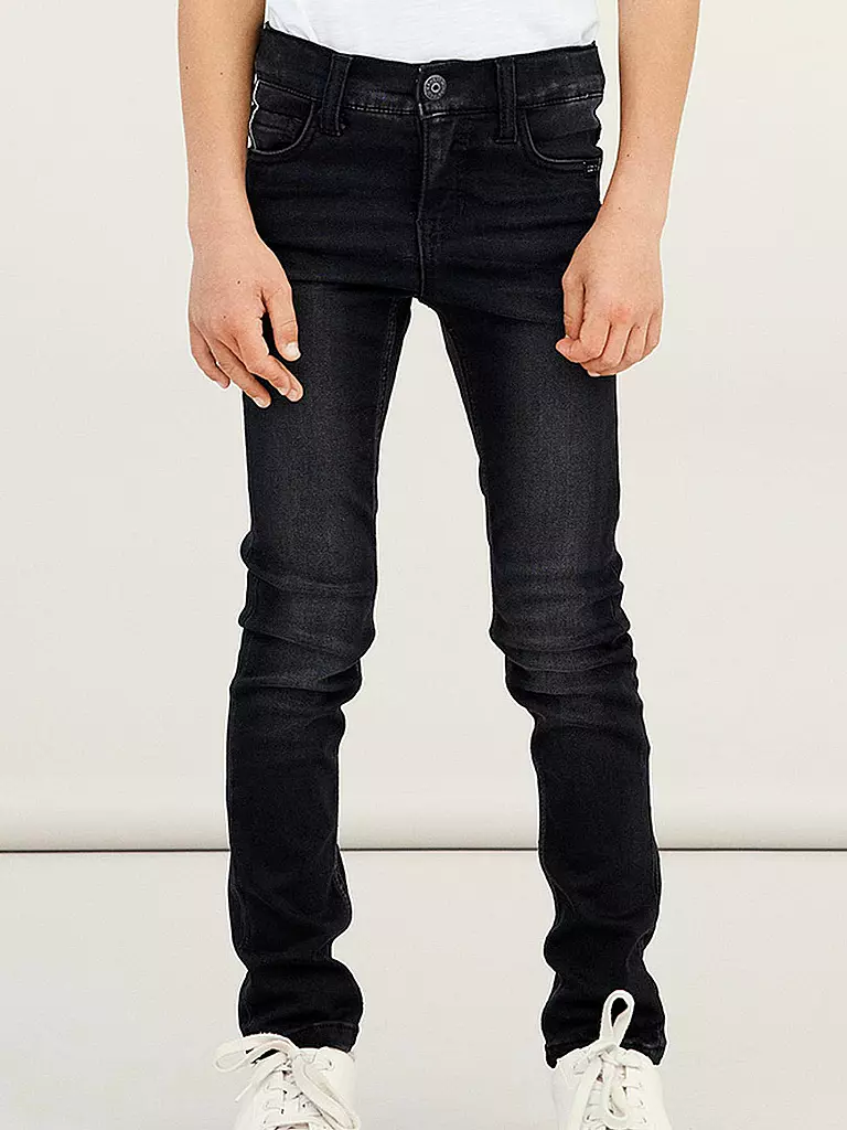 NAME IT | Jeans slim fit NKMTHEO da ragazzo | Nero