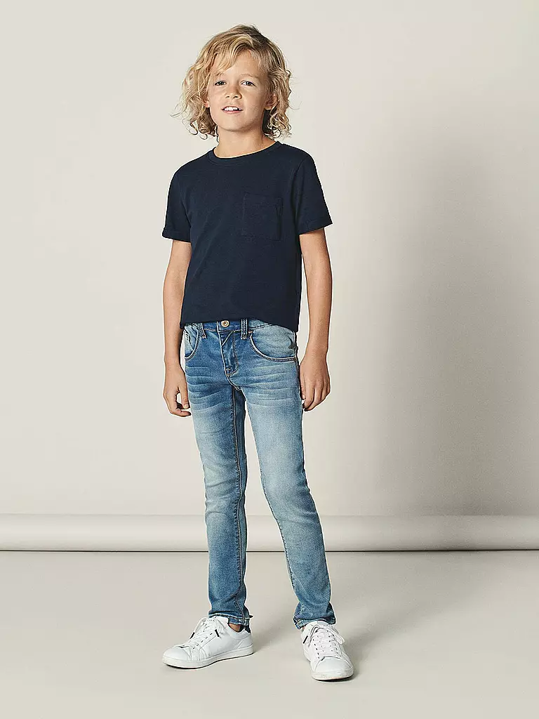 NAME IT | Jeans slim fit NKMTHEO da ragazzo | Blu chiaro