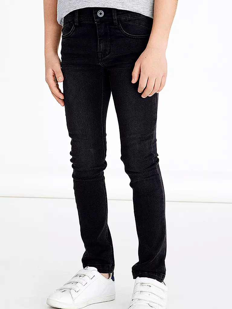 NAME IT | Jungen Jeans Skinny Fit NKMPETE  | Nero