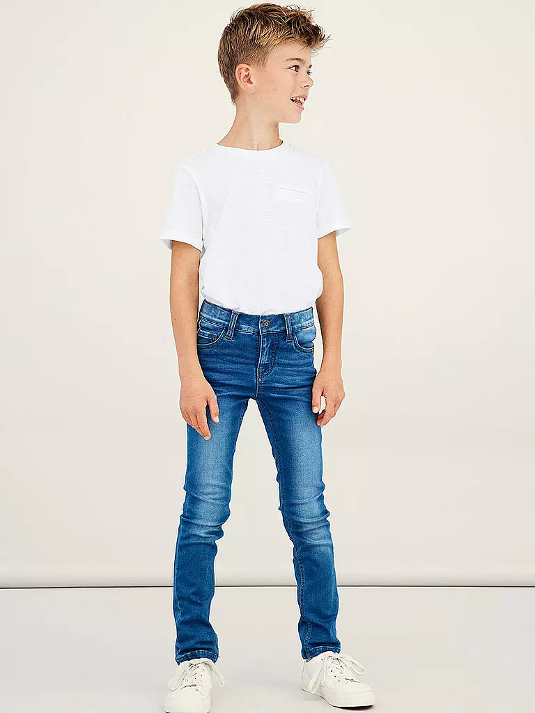 NAME IT | Jungen Jeans Slim Fit NKMTHEO  | Blu