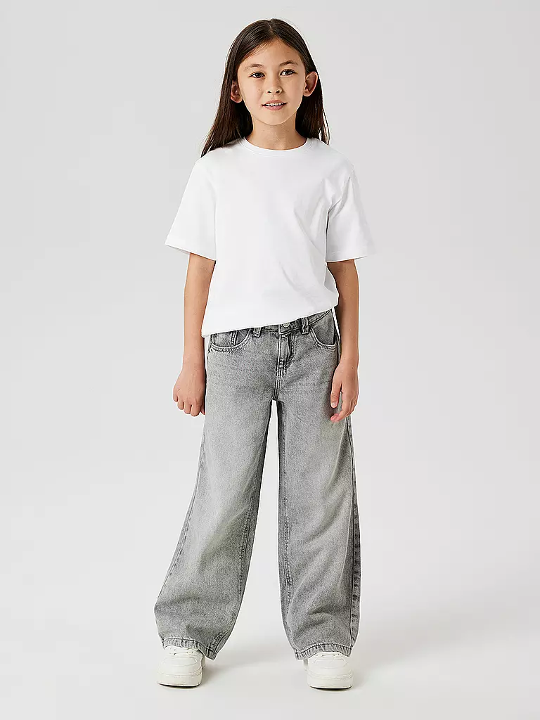 NAME IT | Mädchen Jeans NKFROSE | Grigio chiaro