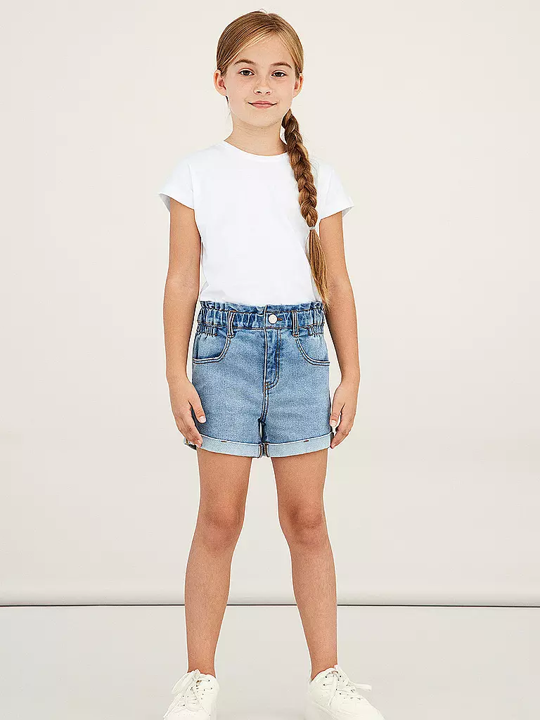 NAME IT | Mädchen Jeans Shorts NKFBELLA DNMTAZZA | Blu