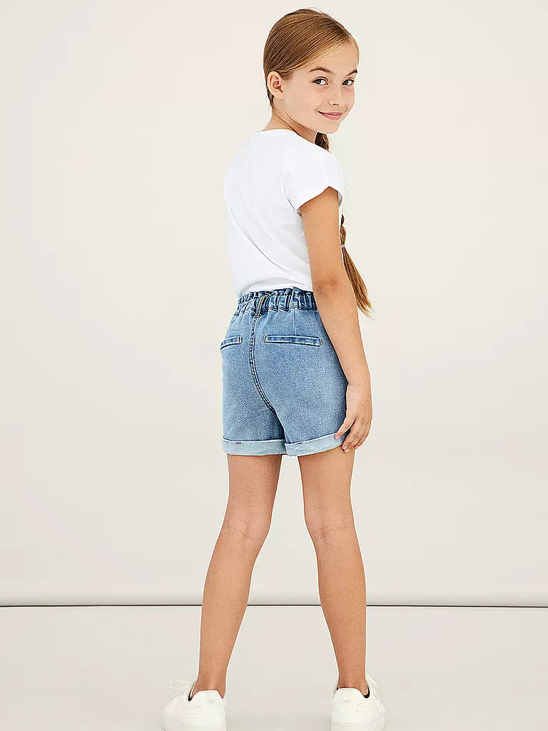 NAME IT | Mädchen Jeans Shorts NKFBELLA DNMTAZZA | Blu