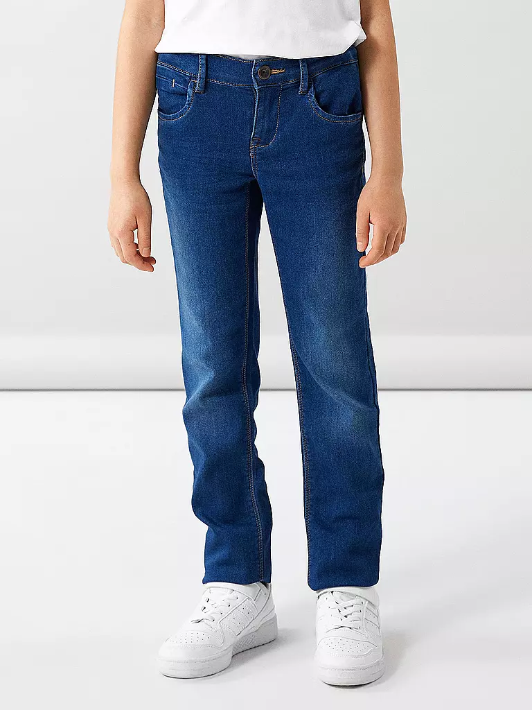 NAME IT | Mädchen Jeans Slim Fit NKFSALLI | Blu scuro