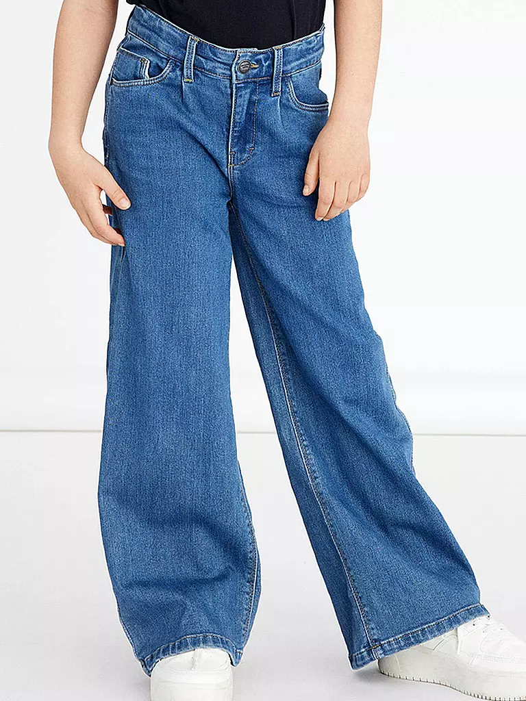 NAME IT | Mädchen Jeans Wide Leg NKFBELLA  | Blu
