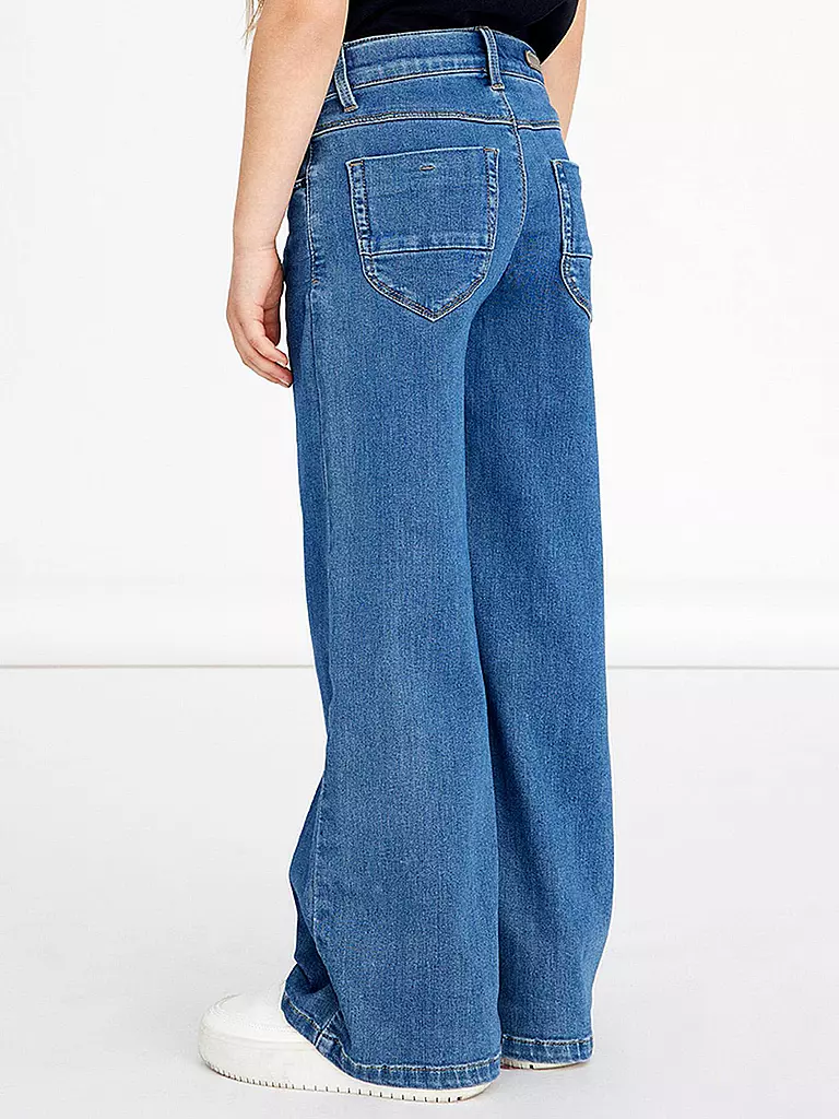 NAME IT | Mädchen Jeans Wide Leg NKFBELLA  | Blu