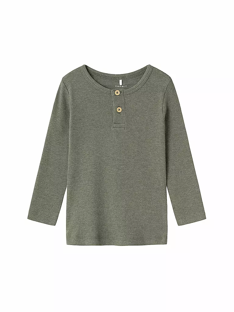 NAME IT | Maglietta a maniche lunghe da bambino NMMKAB | Oliva