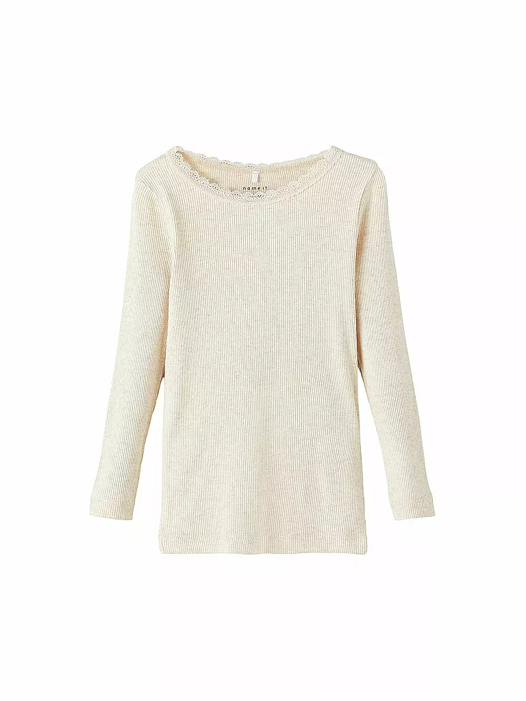 NAME IT | Maglietta a maniche lunghe da ragazza NMFKAB | Crema
