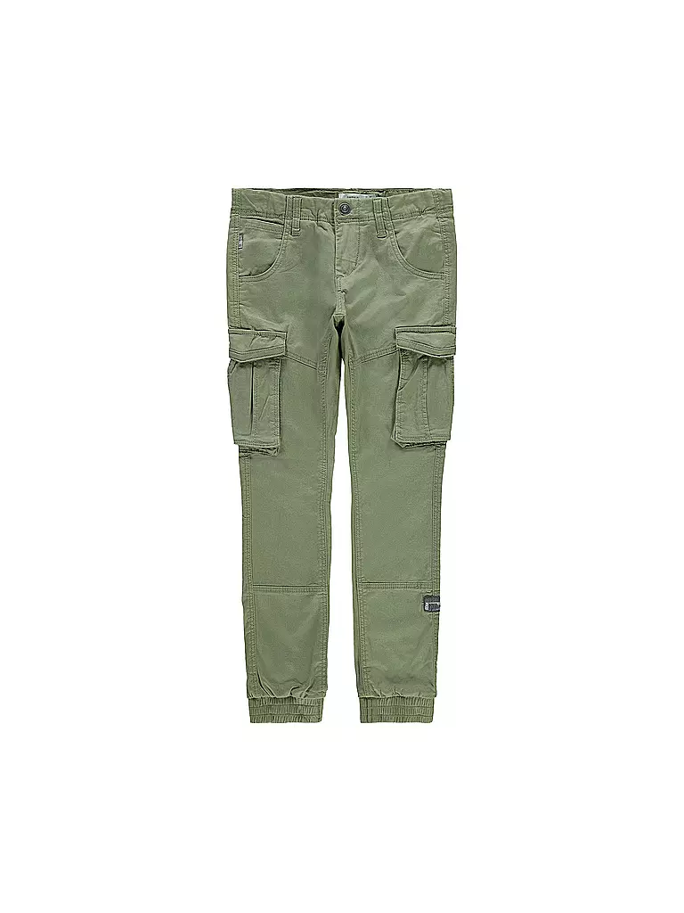 NAME IT | Pantaloni cargo da ragazzo vestibilità regular NITBAMGO | Oliva