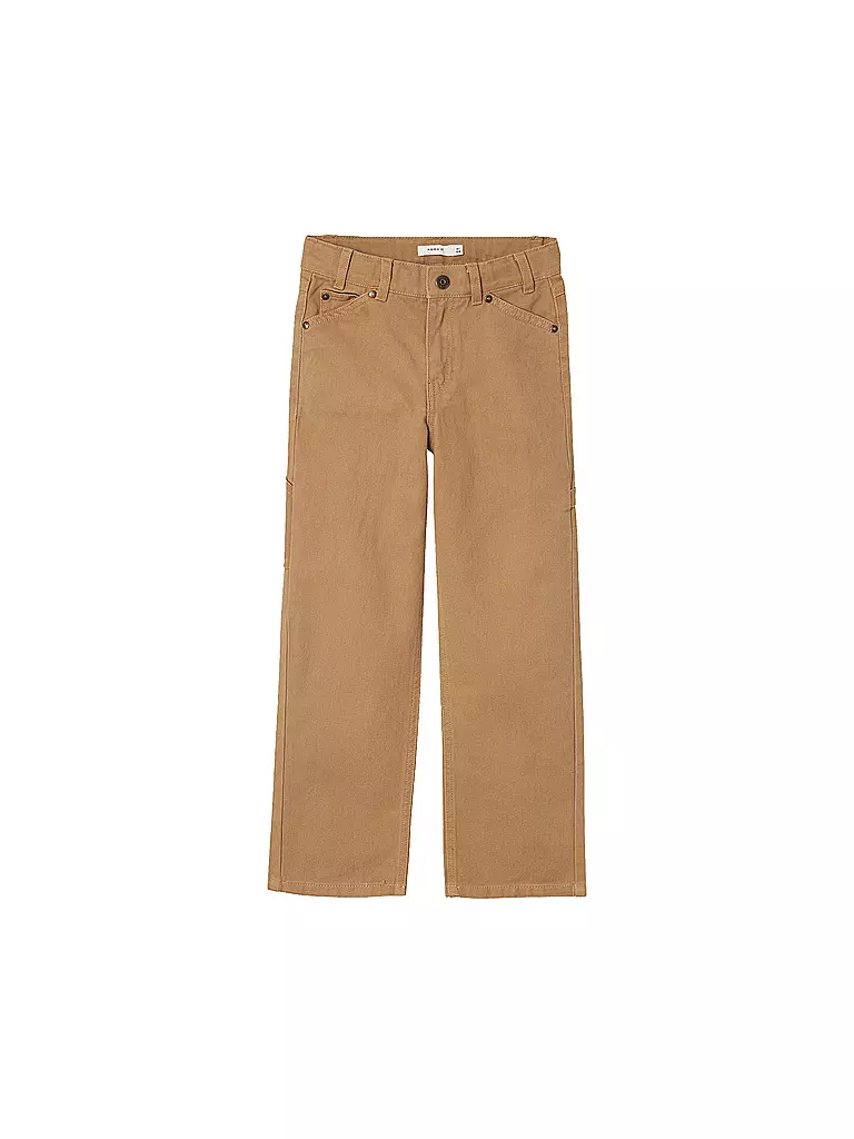 NAME IT | Pantaloni da ragazzo Straight Fit NKMRYAN | Cammello