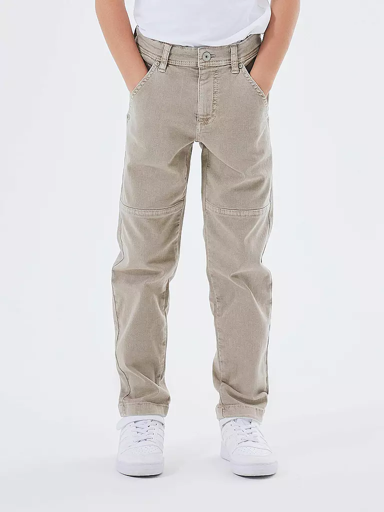 NAME IT | Pantaloni da ragazzo Tapered Fit NKMSILAS | Beige