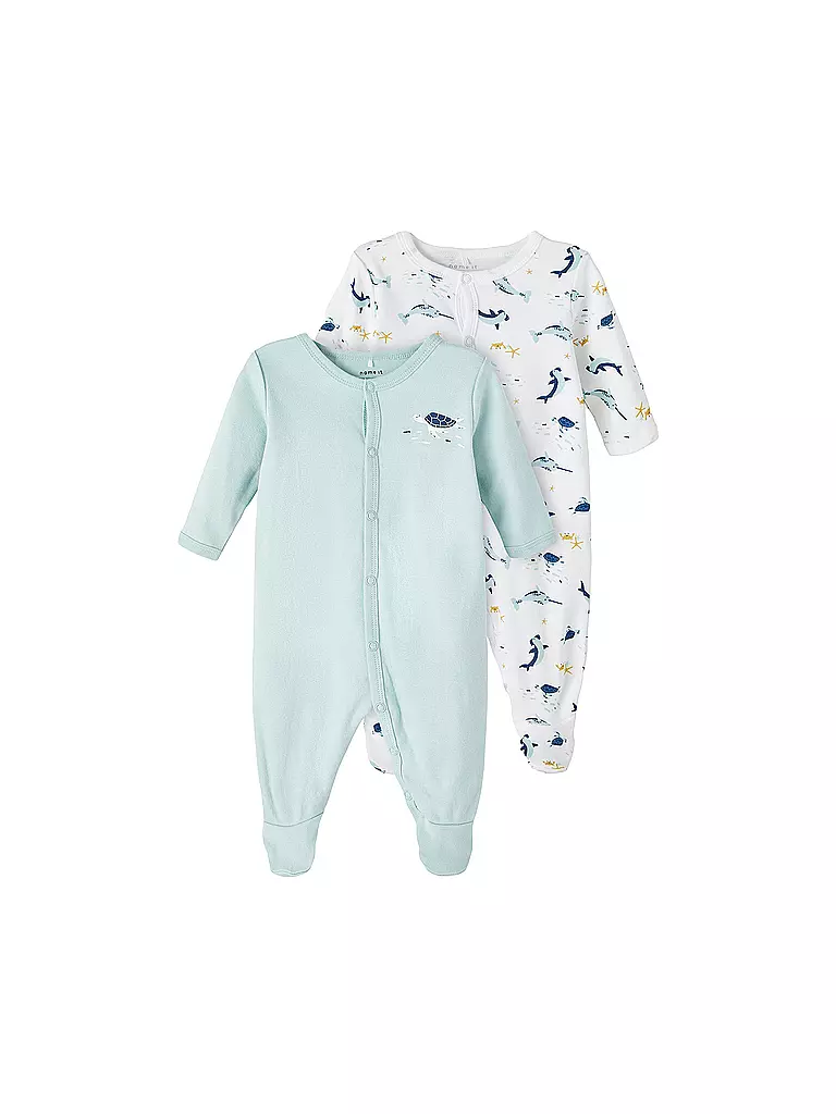 NAME IT | Pigiama da neonato, confezione da 2 | Menta