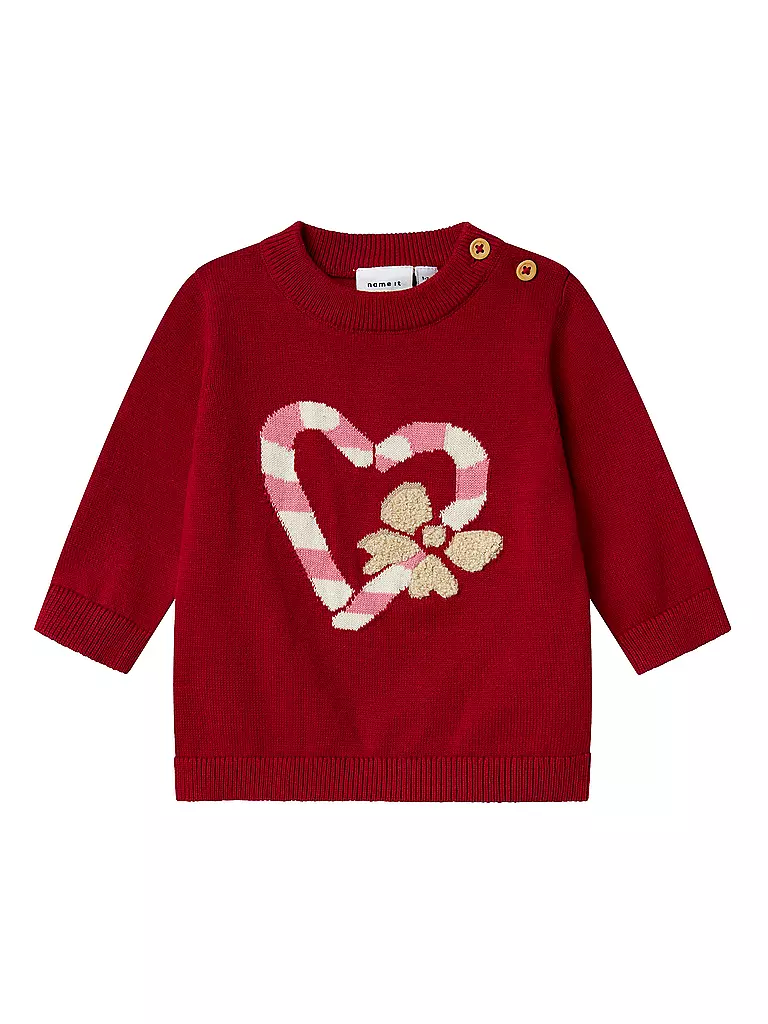 NAME IT | Pullover neonata NBFREAMO | Rosso