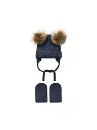 NAME IT | Set neonato berretto - Cuffia con guanti NBMORA | Blu