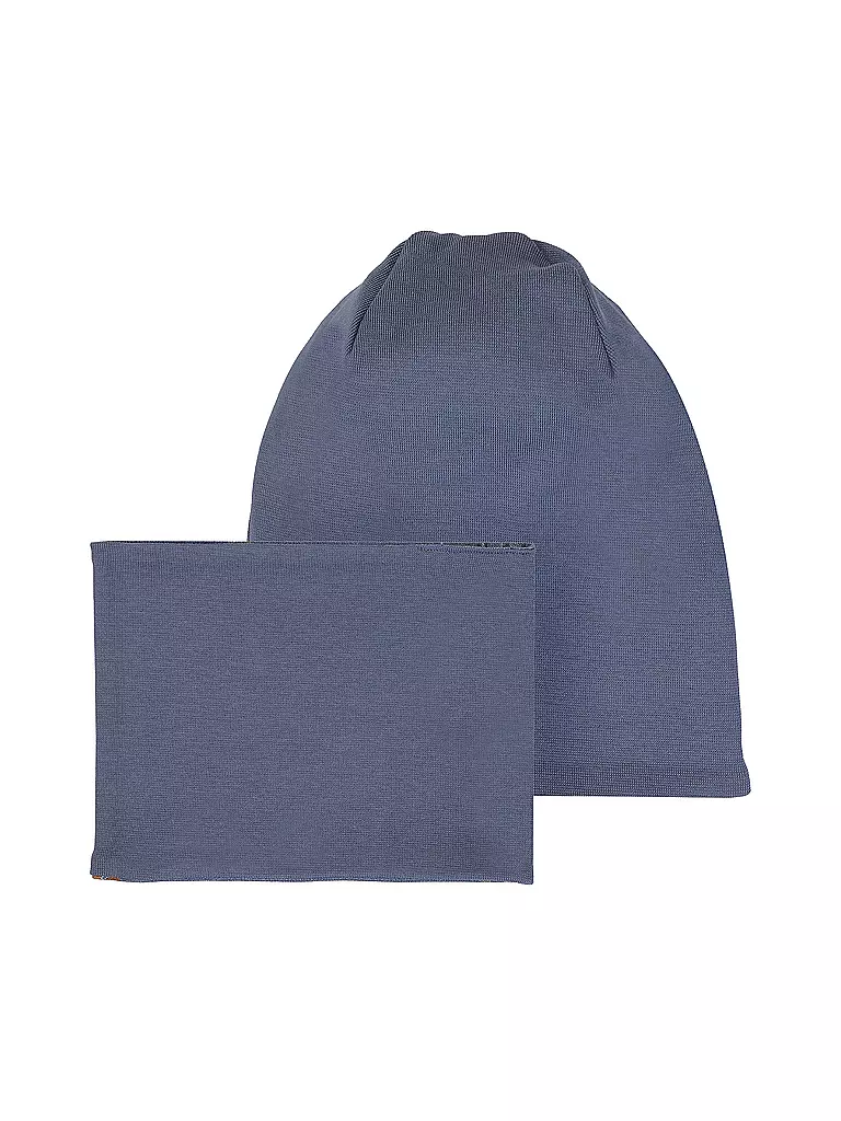 NAME IT | Set per bambini con cappello e sciarpa | Blu