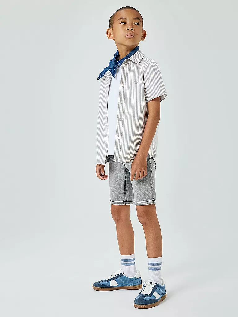 NAME IT | Shorts da ragazzo XSlim Fit NKMTHEO | Grigio chiaro