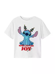 NAME IT | T-shirt da ragazza NKFAKKA STITCH | Bianco