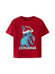 NAME IT | T-shirt da ragazza NKFAKKA STITCH | Rosso