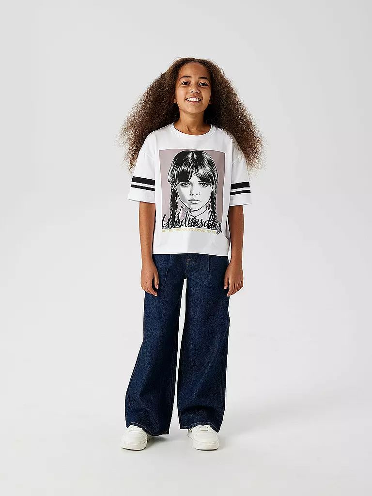 NAME IT | T-shirt da ragazza NKFJIXINA | Bianco