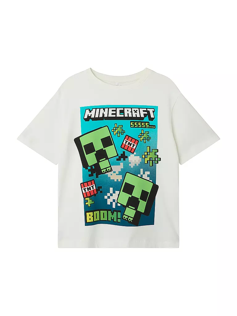 NAME IT | T-shirt da ragazzo NKMFLAME | Bianco