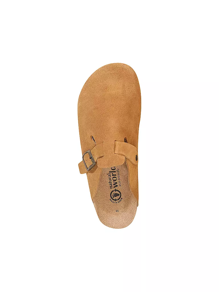 NATURAL WORLD | Pantolette HERA | Cammello