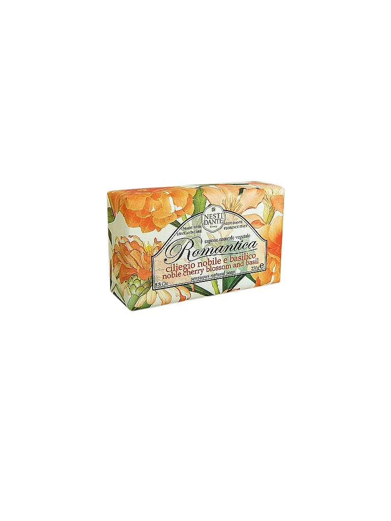 NESTI DANTE | Sapone - Romantica Soap Cherry Blossom & Basil 250g | Arancione