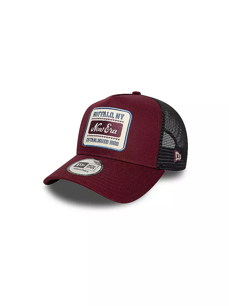 NEW ERA | Cappello PATCH TRUCKER | Rosso scuro